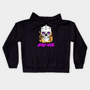 Heavy Metal Rules! Kids Hoodie